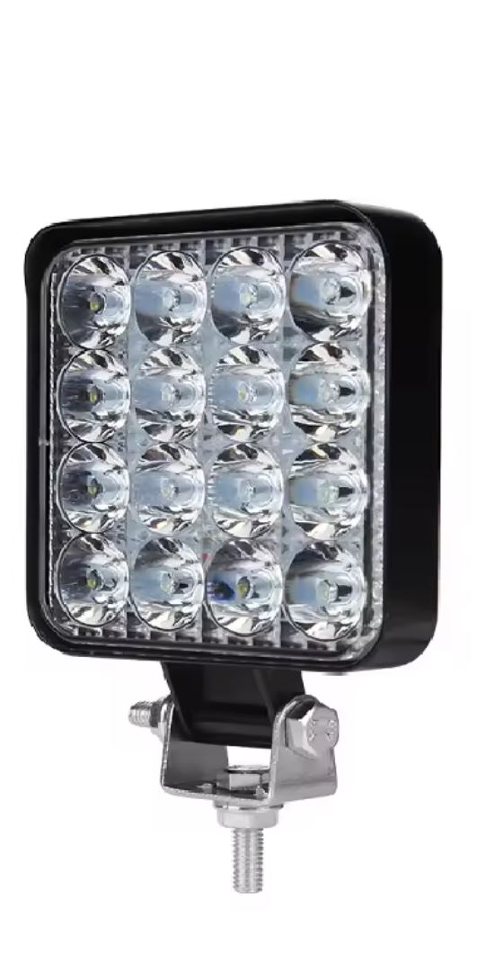 Ironsmith Lighting LED Jeep Spot Light, Spot Light For Cars heatsink square, LED