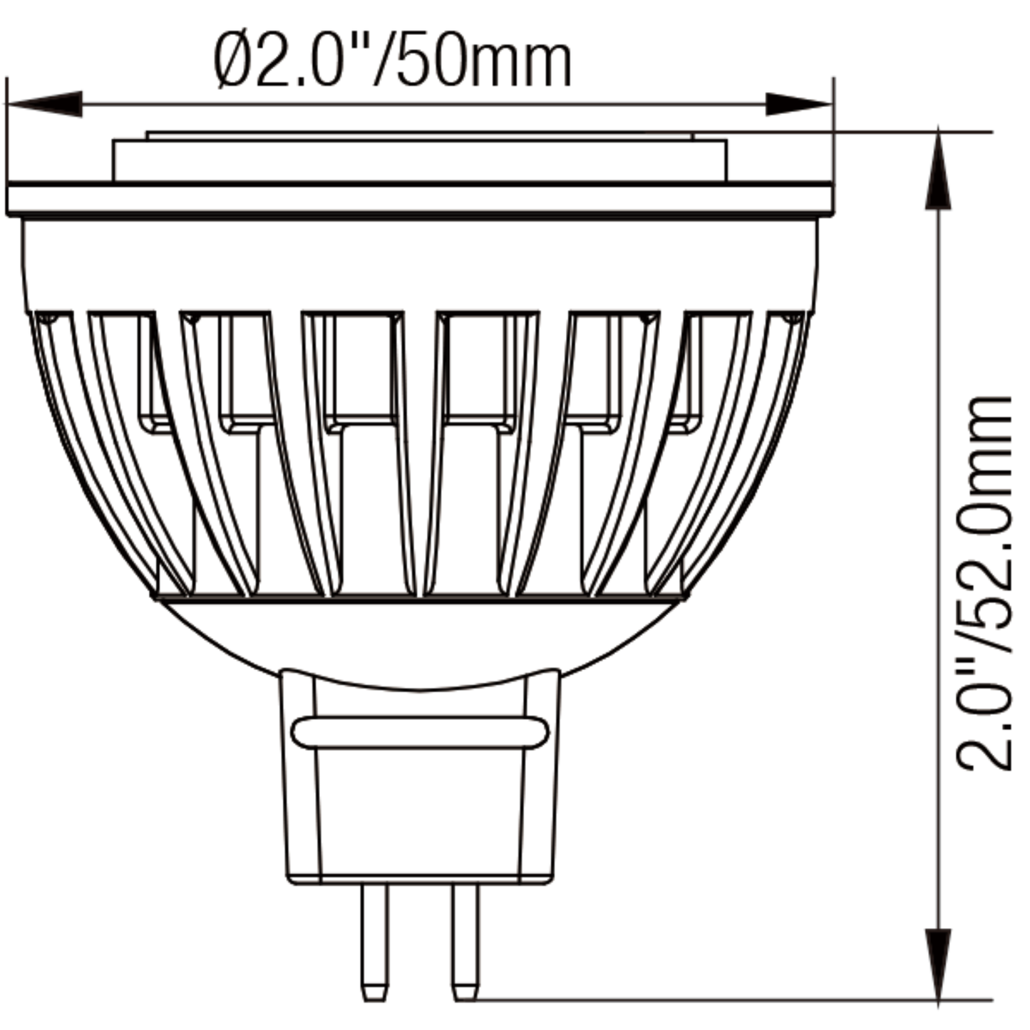 12V MR16 Halogen Bulb light Waterproof with WI-FI and Bluetooth Control