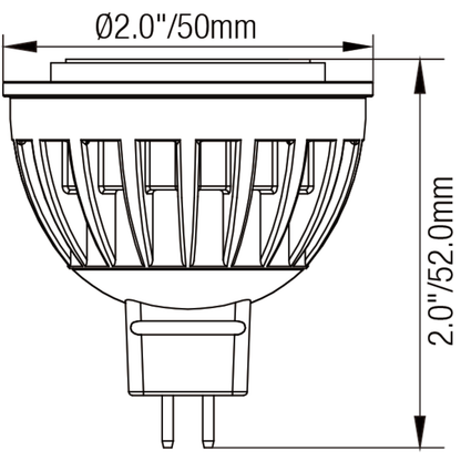 12V MR16 Halogen Bulb light Waterproof with WI-FI and Bluetooth Control