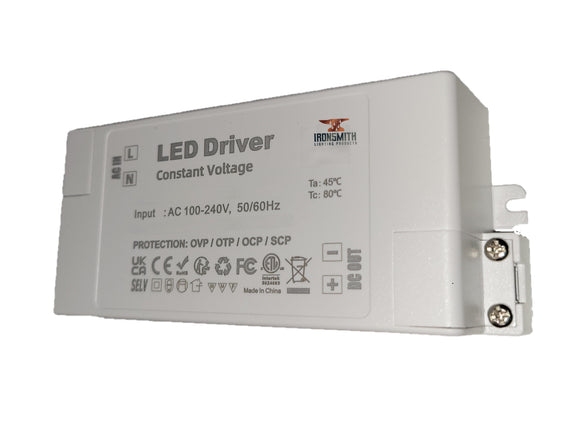 Ironsmith Lighting LED Driver, 120-240V Input, 50/60Hz