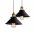 American Countryside Black Chandelier - Iron Body - 22cm / 40w - Indoor Hanging Light