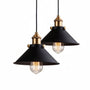 American Countryside Black Chandelier - Iron Body - 22cm / 40w - Indoor Hanging Light