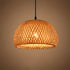 Bamboo Chandelier Rustic LED Pendant Light for Living and Dining Rooms - 12V Hanging Light