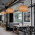 American Garden Bamboo Woven Chandelier Restaurant Southeast Asia Lamps - 12V Hanging Light