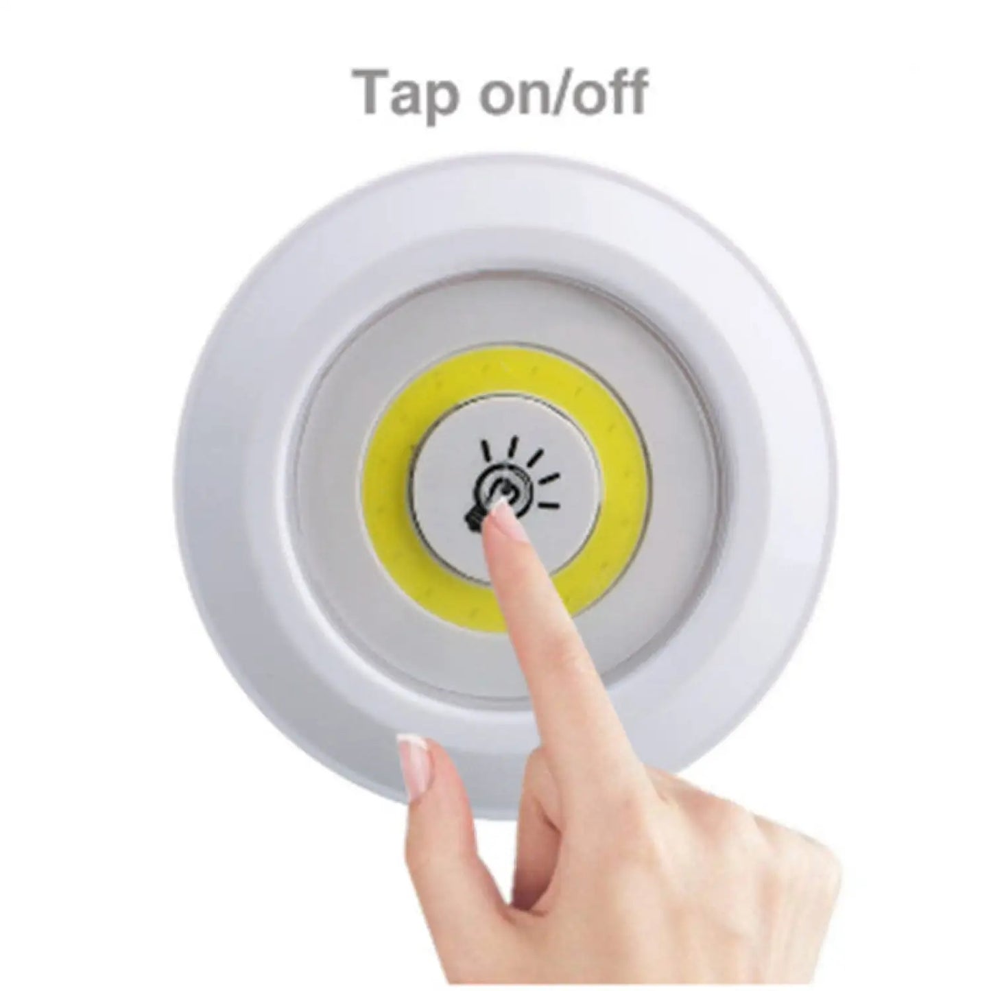 Battery Operated Dimmable LED Lights with Remote Control for Cabinets - Light Bulb