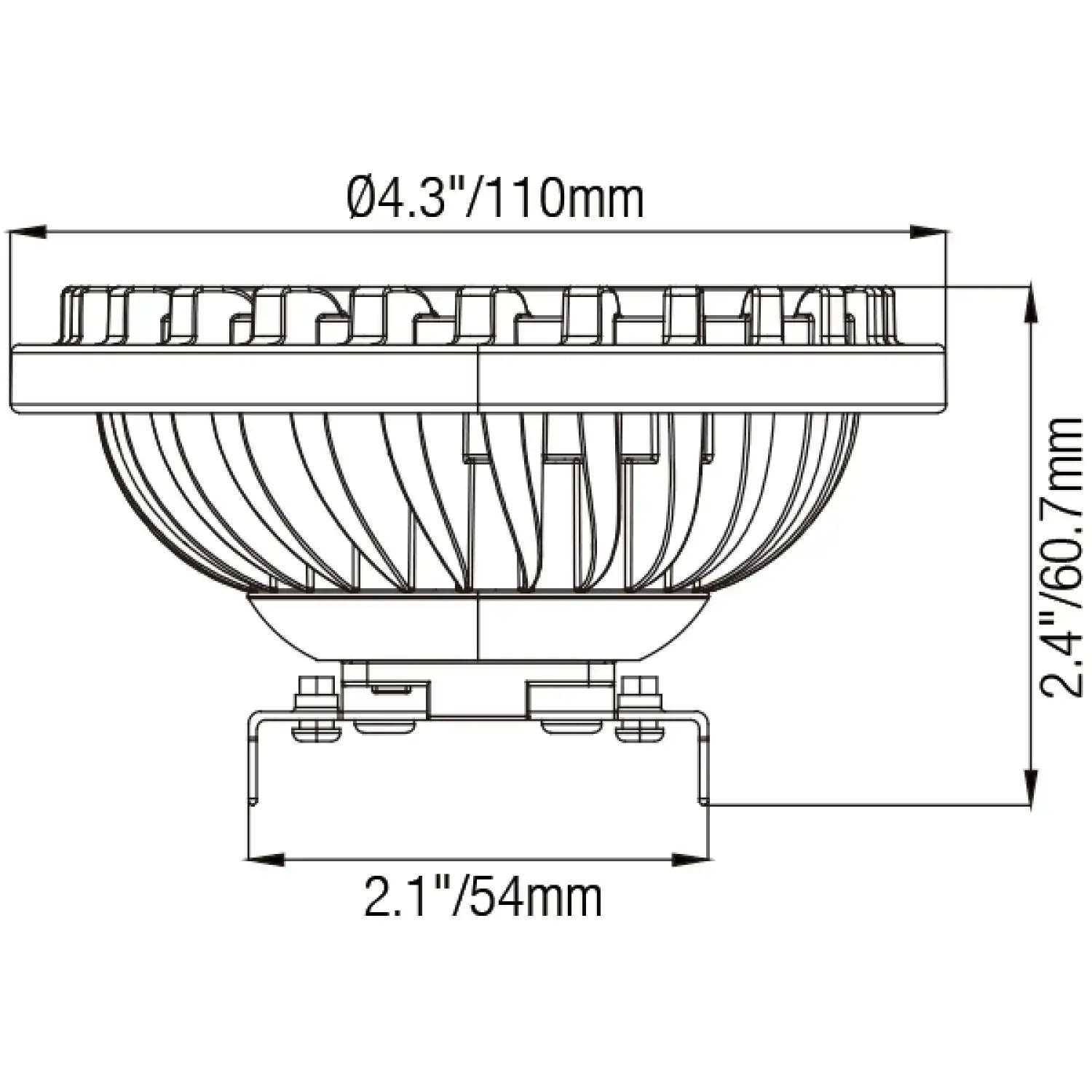 Par36 10W Low Voltage LED Lights Bulb replacing 50W Halogen with IP67 Protection - PAR36 Light Bulb