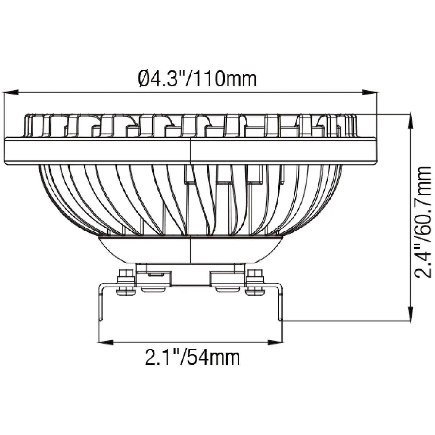 Par36 13W LED Lamp Replacing 75W Halogen with IP67 Low Voltage Landscape Light - PAR36 Light Bulb