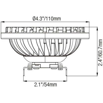 Par36 13W LED Lamp Replacing 75W Halogen with IP67 Low Voltage Landscape Light - PAR36 Light Bulb