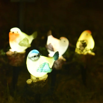 Bird Solar Light for Fence with Waterproof & LED for Decor - Solar Light