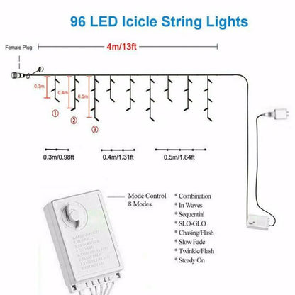 Ice Bar Light 96 US Standard Blue Not Shipped On Weekends - Blue - 12V Hanging Light