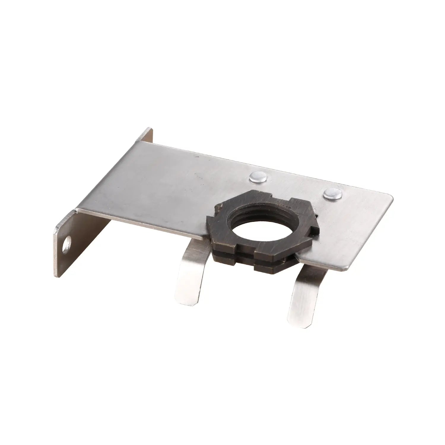 Brass and Stainless Steel Gutter Mount for Outdoor Light Fixtures - Accessory