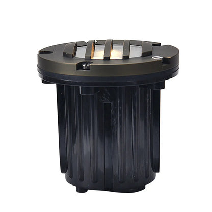 Grated Inground Lights for MR16 Bulbs with Brass and PVC Construction - Well Light