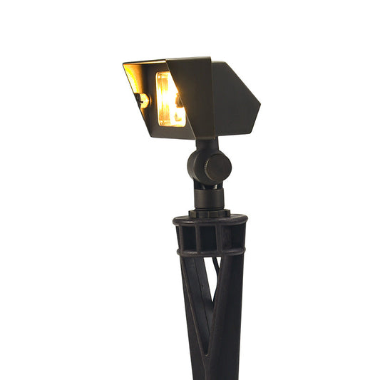 Brass Integrated Flood Light