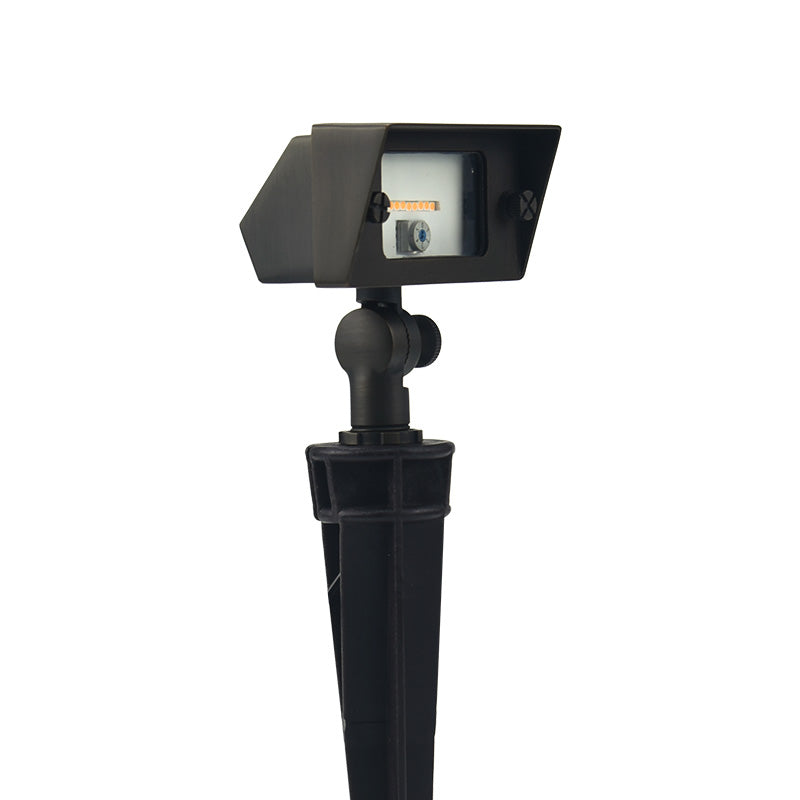 Brass Integrated Flood Light
