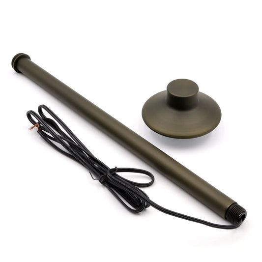 Brass LED Path Lights for Outdoor Landscape Illumination