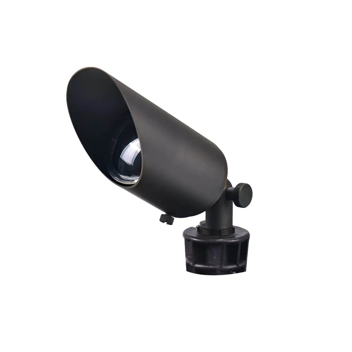 Brass Light Fixtures with MR16 Adjustable Shroud and 72’’ Wire - Matte Black - Spot Light Fixture