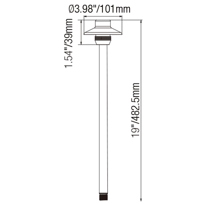 Brass Mini Flat Hat G4 LED Path Lights for Outdoor Landscape Illumination - Path Light Fixture