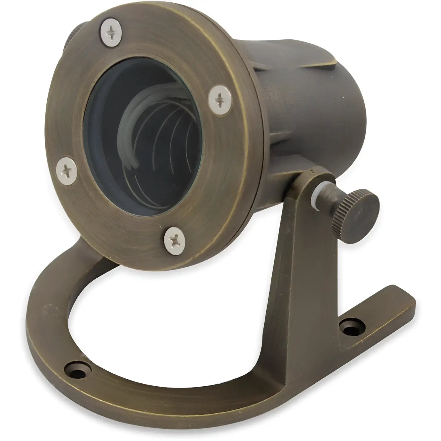 Cast Brass Adjustable Underwater Spot Light Fixture With 25’ Ft of Wire - Underwater Light Fixture
