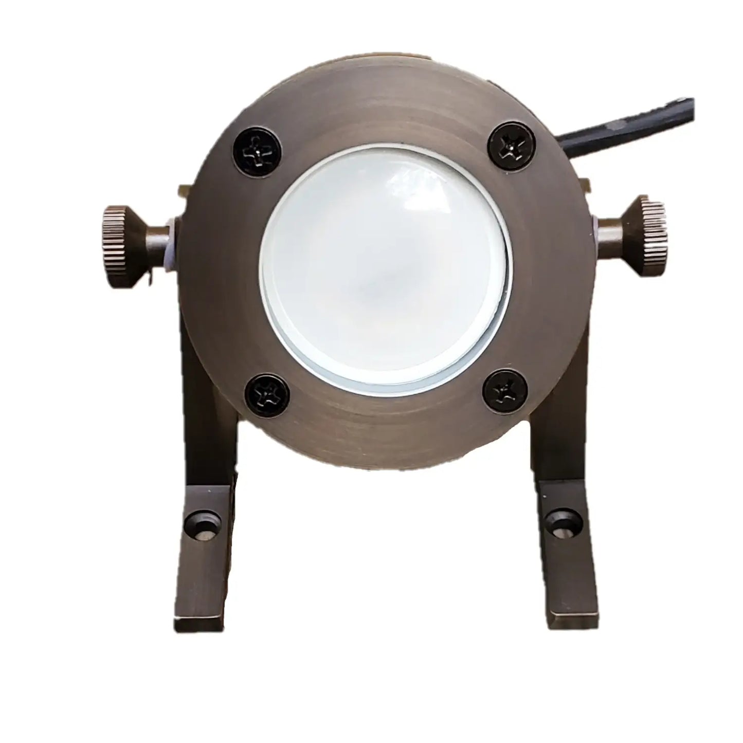 Cast Brass Adjustable Underwater Spot Light Fixture With 25’ Ft of Wire - Underwater Light Fixture