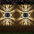 Bright and Durable Solar Lights for Backyard Illumination - Warm light / 1PCS - Wall Mount Fixture