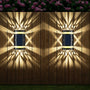 Bright and Durable Solar Lights for Backyard Illumination - Warm light / 1PCS - Wall Mount Fixture