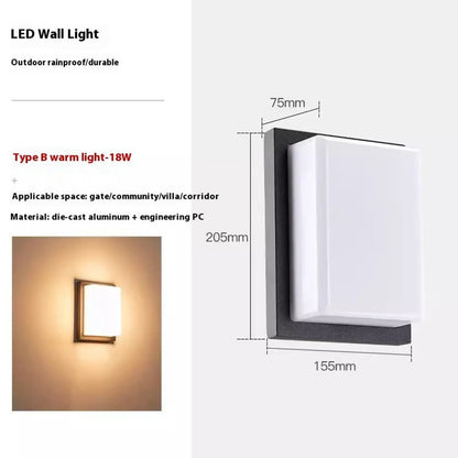 Bright Wall LED Light with 30 Beads in Warm White & White Options Warm White Light / B 18W 12V Hanging Light