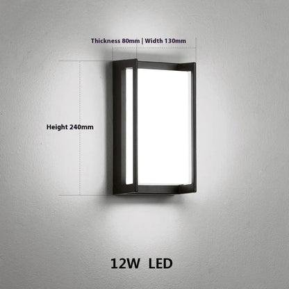 Bright Wall LED Light with 30 Beads in Warm White & White Options White Light / Black 12w 12V Hanging Light
