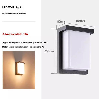 Bright Wall LED Light with 30 Beads in Warm White & White Options Warm White Light / A 18W 12V Hanging Light