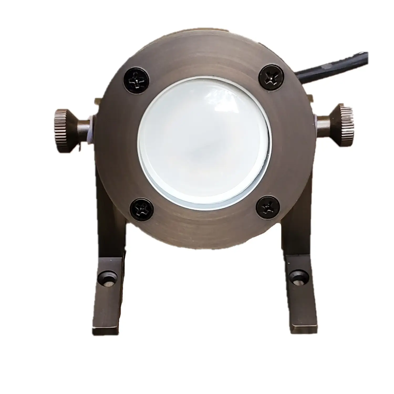 Cast Brass Adjustable Underwater Spot Light Fixture With 25’ Ft of Wire - Underwater Light Fixture