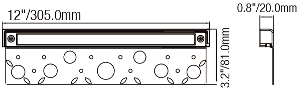 CCT Tunable Light in Landscape Paver LED Step Wall and Pathway Light - hardscape lights