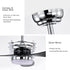 ABS Blades Ceiling Fan With Lights And Remote 6 Speeds Adjustable DC Motor Modern Ceiling Fan With 3 ABS Fan Blades & 2