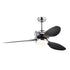 ABS Blades Ceiling Fan With Lights And Remote 6 Speeds Adjustable DC Motor Modern Ceiling Fan With 3 ABS Fan Blades & 2