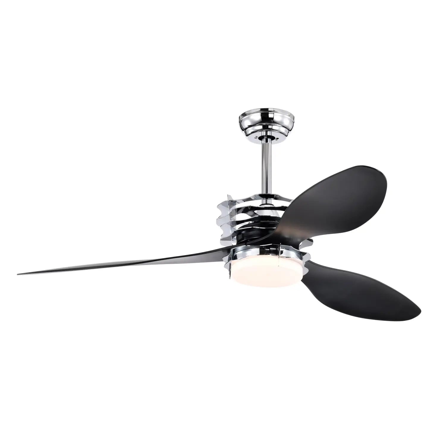 ABS Blades Ceiling Fan With Lights And Remote 6 Speeds Adjustable DC Motor Modern Ceiling Fan With 3 ABS Fan Blades & 2
