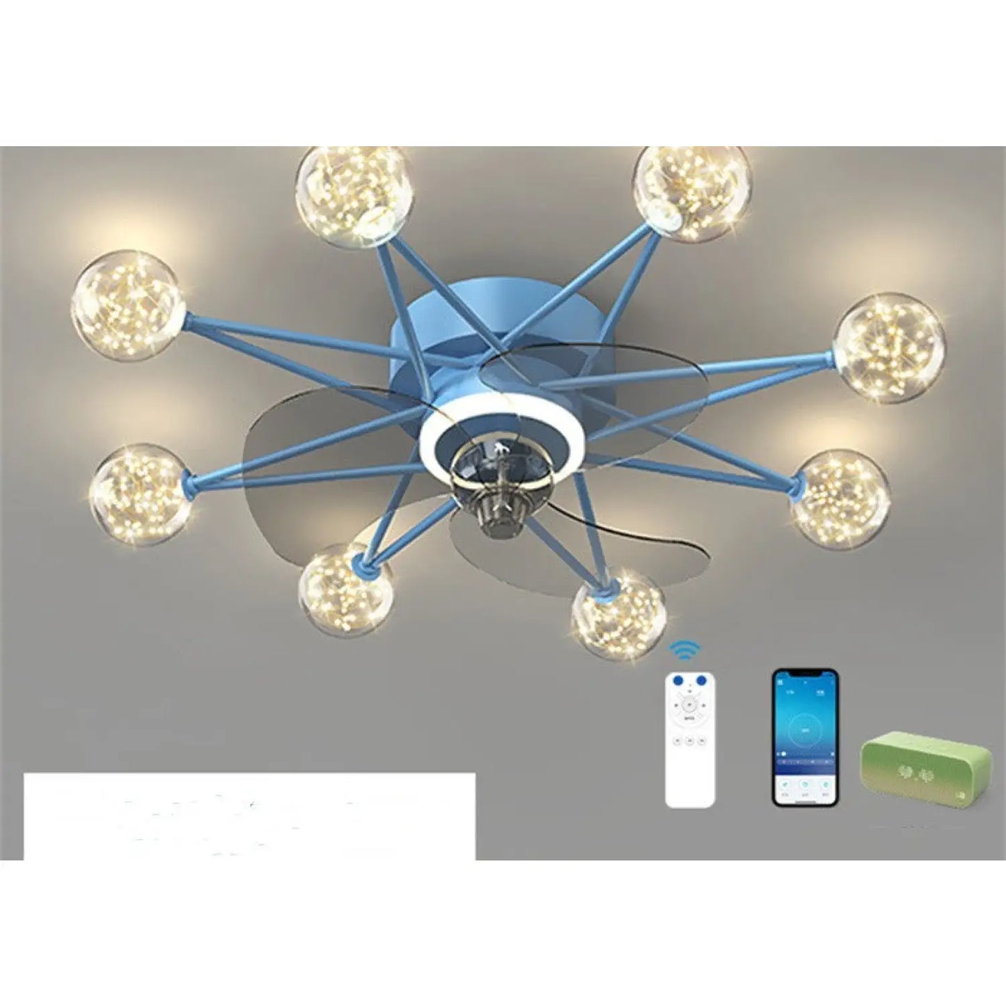 Ceiling Fan Light Modern Design for Living & Dining Room - Ceiling Light