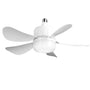 Ceiling Fan with Light LED for Cool Air & Custom Glow - White - Ceiling Fan Light