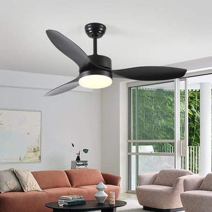 Ceiling Fans Modern with Light Reversible Motor and ABS Blades - Black - Ceiling Fan