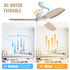 Ceiling Fans with Light with Reversible DC Motor and Adjustable Speed - White - Ceiling Fan