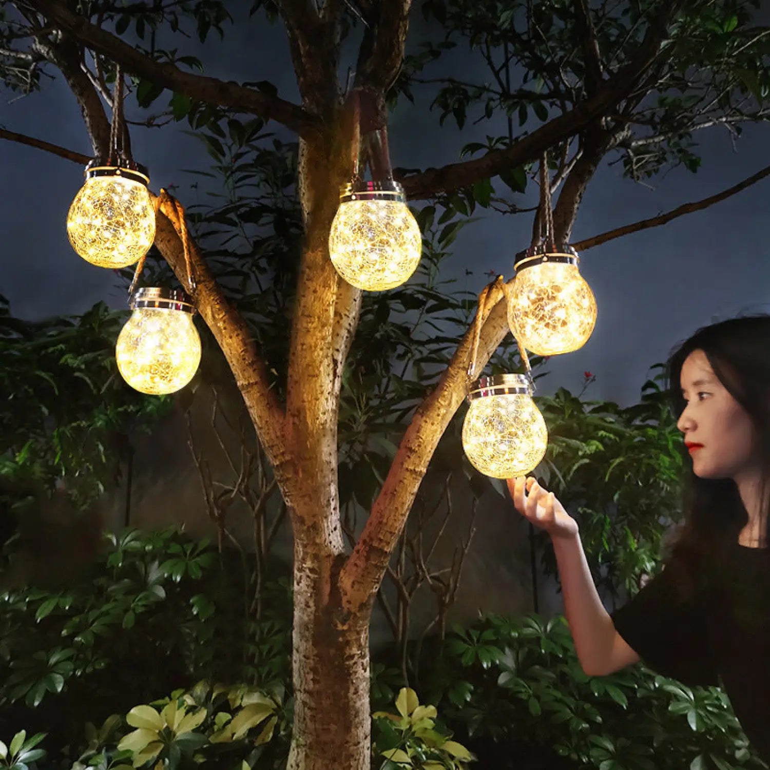 Charming Solar Outdoor Lights for Garden with Hanging & Waterproof Design - Solar Light