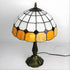 Check Pattern Tiffany Glass Tabletop Lamp - No Bulb - Table Lamp