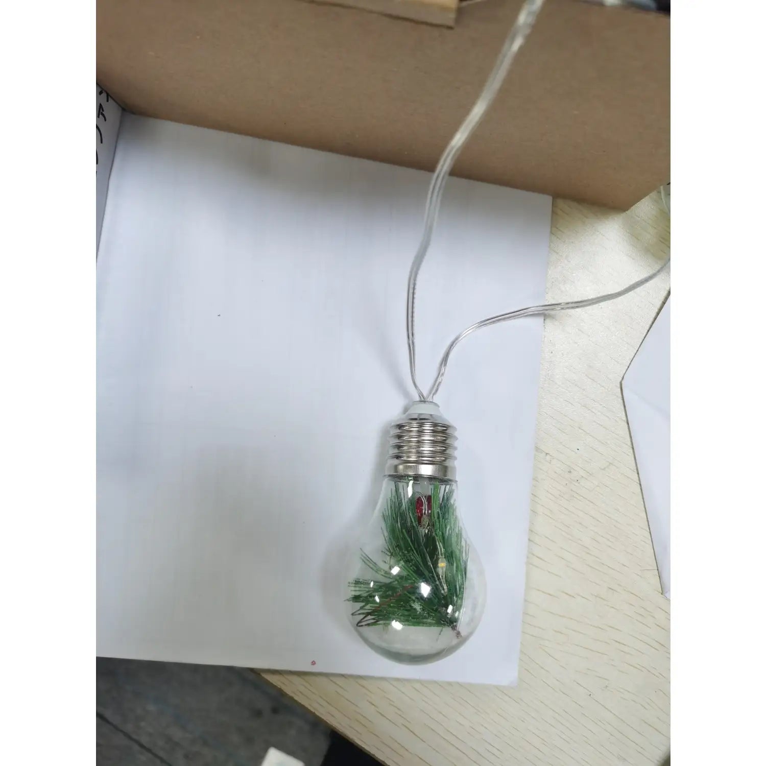 Christmas Globe Lights – Warm String LED Festive Indoor Decor - Warm White - Decorative Lights