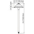 Classic Umbrella Outdoor Landscape Lights with G4 Bi-Pin Lamp Compatibility - Path Light Fixture