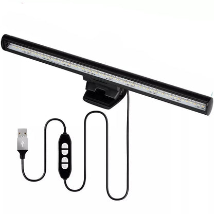 Clip-On Monitor Light Bar with USB Powered and 3 Color Modes - Black - Light Fixture