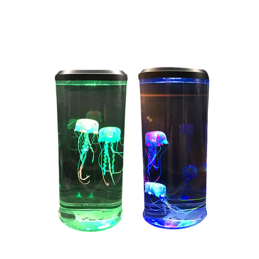 Color Changing Decorative Jellyfish LED Lamp for Home Decor - Table Lamps