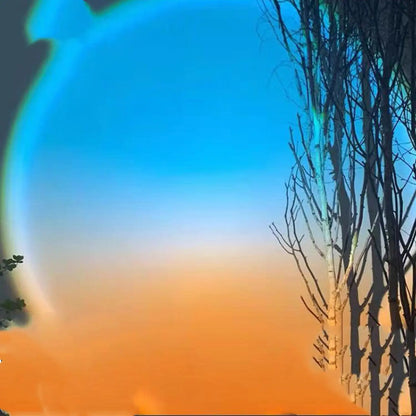 Colorful LED Astronaut Night Lamp for Bedrooms and Home Decor - Breaking Dawn(chargeable) / USB - Projector Light