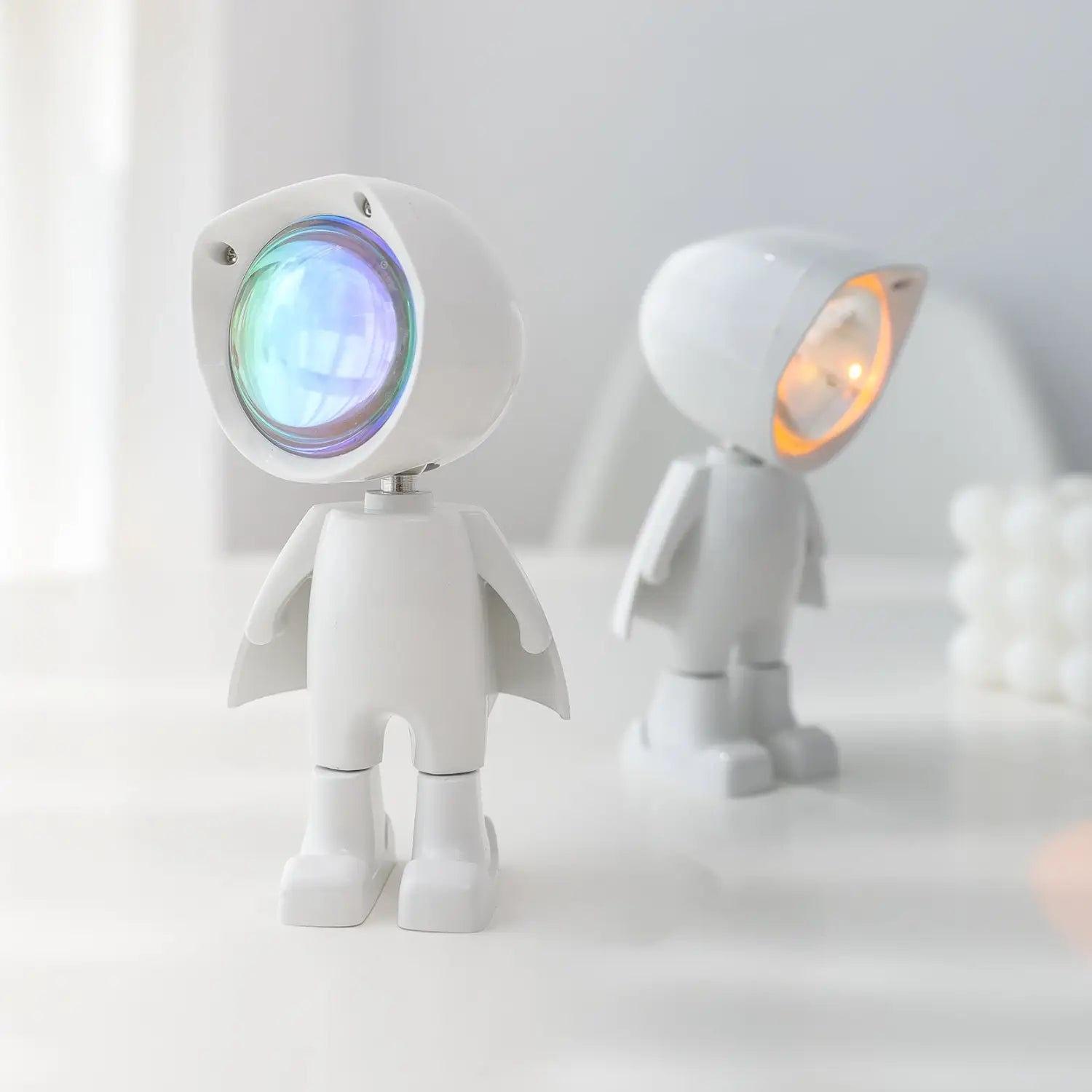 Colorful LED Astronaut Night Lamp for Bedrooms and Home Decor - Projector Light