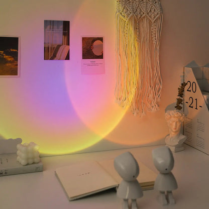 Colorful LED Astronaut Night Lamp for Bedrooms and Home Decor - Projector Light