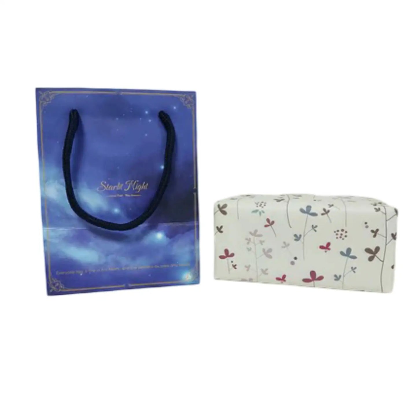 Colorful LED Astronaut Night Lamp for Bedrooms and Home Decor - Rocket Light colored paper gift bag (chargeable) / USB