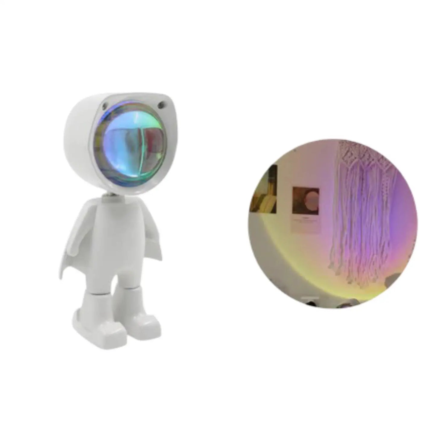 Colorful LED Astronaut Night Lamp for Bedrooms and Home Decor - Sun models / USB - Projector Light