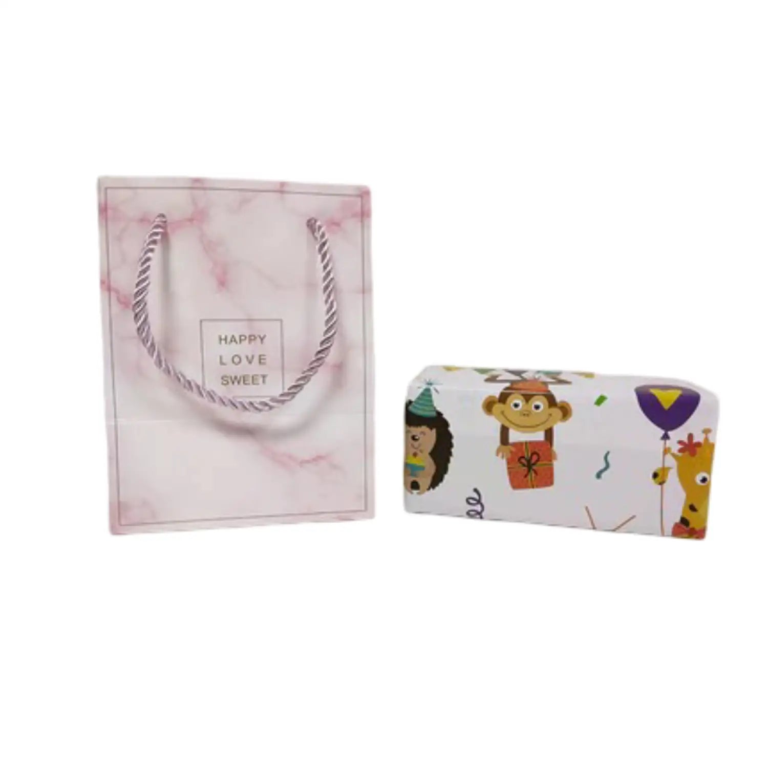 Colorful LED Astronaut Night Lamp for Bedrooms and Home Decor - Sunset Red colored paper gift bag (plug-in) / USB