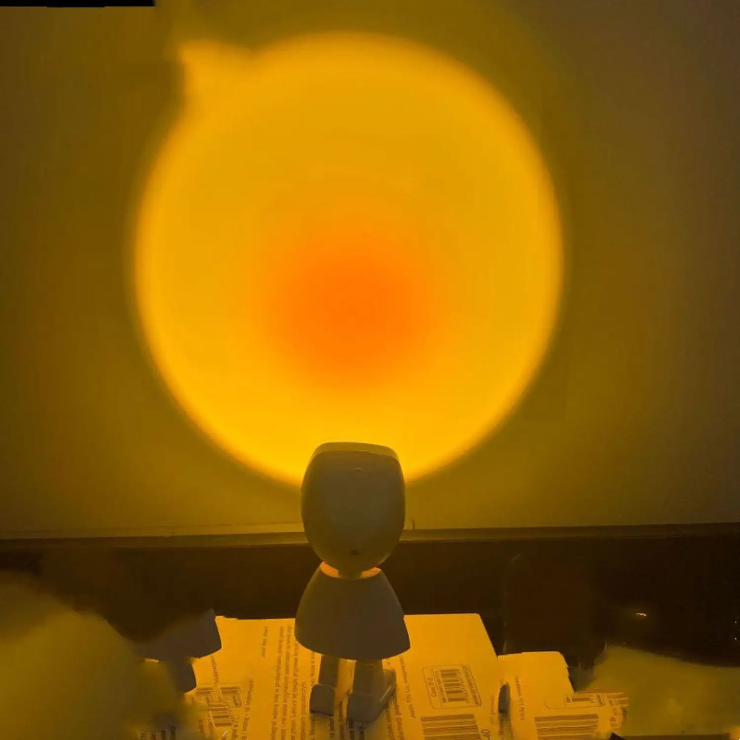 Colorful LED Astronaut Night Lamp for Bedrooms and Home Decor - Sunset Red (plug-in) / USB - Projector Light